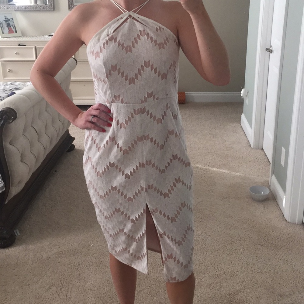 Stylestalker Sexy high neck halter dress.
